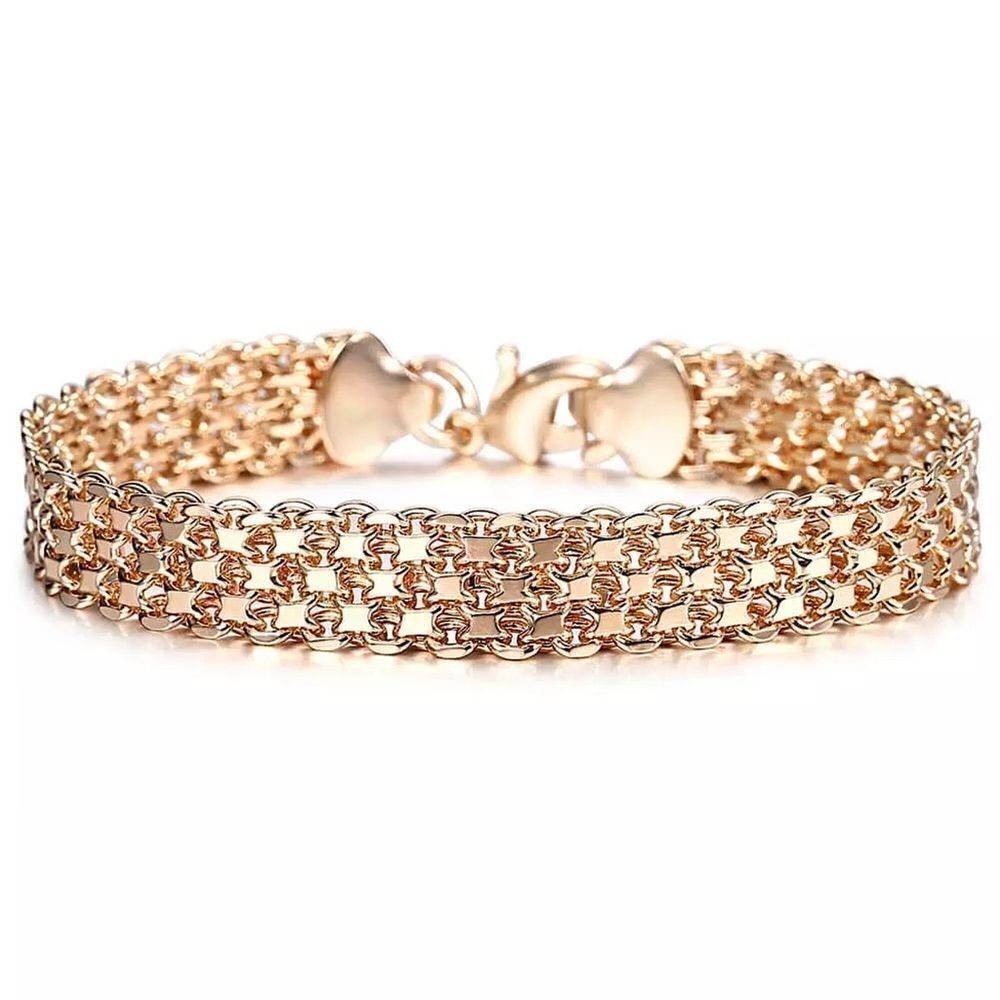 ๐206๐ย 18K Gold Plated Rolo Chunky Link Bracelet - Picture 4 of 16
